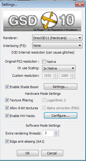 pcsx2 emulator settings pcsx2 emulator settings